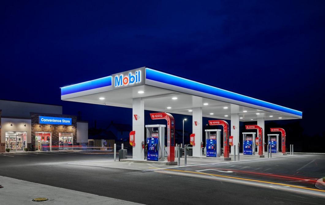 Mobil Gas Station